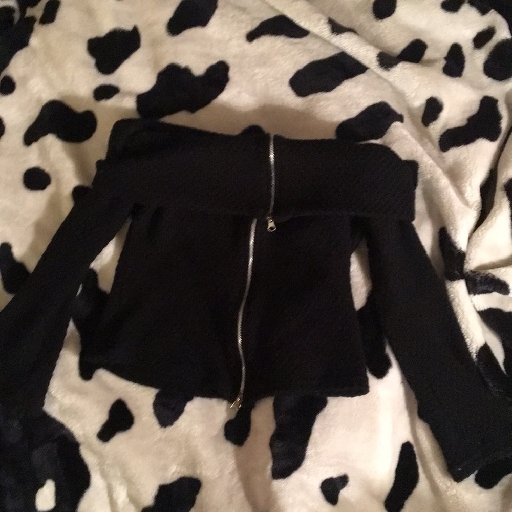 Bardot sweater zip top